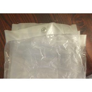 Clear shower curtain (never used)